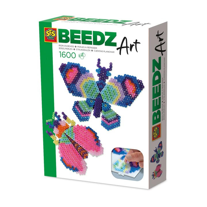 Ses Creative Unisex Kids Multi Beedz Art - Butterfly And Beetle