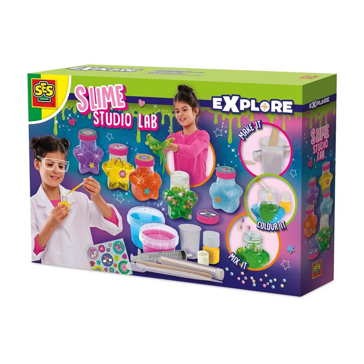 Ses Creative Unisex Kids Multi Slime Studio Lab