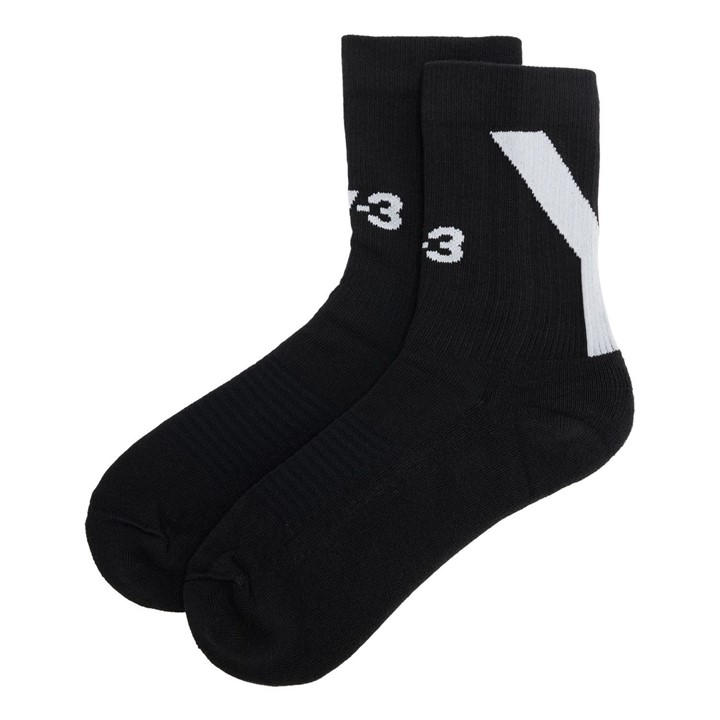Y-3 Hi Socks In Black