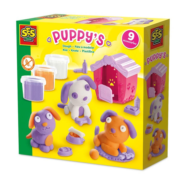 Ses Creative Unisex Kids Multi Dough - Puppys