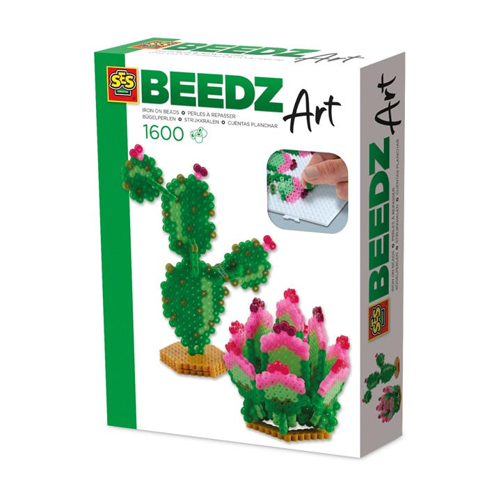 Ses Creative Unisex Kids Multi Beedz Art - Cactus