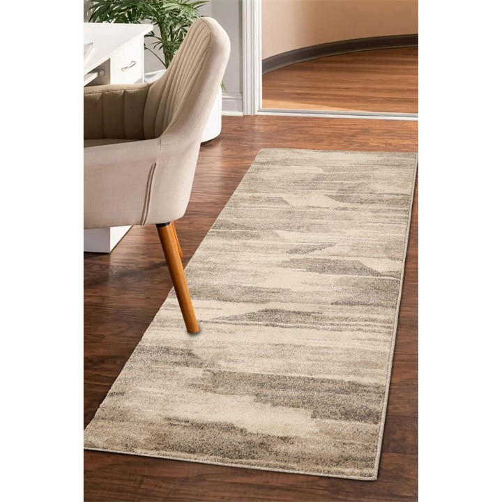 Homemaker Unisex Cream Venice Abstract Runner Natural 80X200cm
