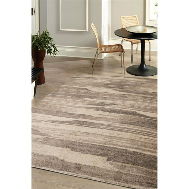 Homemaker Unisex Cream Venice Abstract Rug Natural 160X230