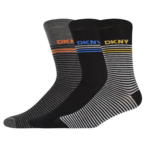 DKNY - 3 pack Mens Socks Walnut