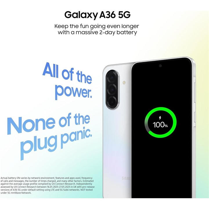 White - Samsung - Galaxy A36 5G 256GB AI Mobile Phone