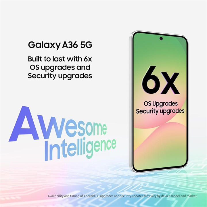 White - Samsung - Galaxy A36 5G 256GB AI Mobile Phone