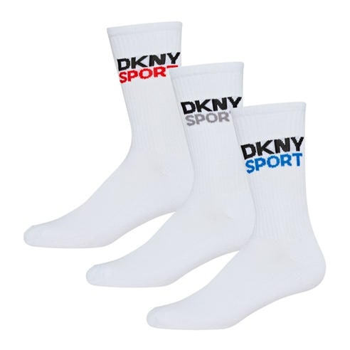 DKNY - 3 pack Mens Sport Socks Dogwood