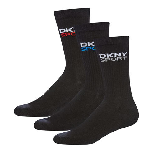 DKNY - 3 pack Mens Sport Socks Dogwood