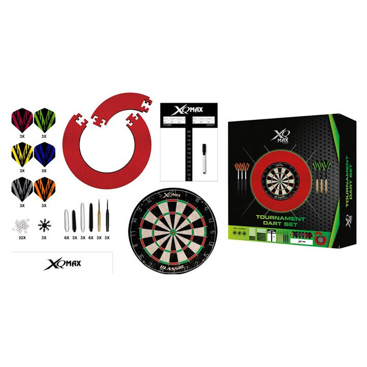 Xq Max Unisex Red Tournament Darts Set