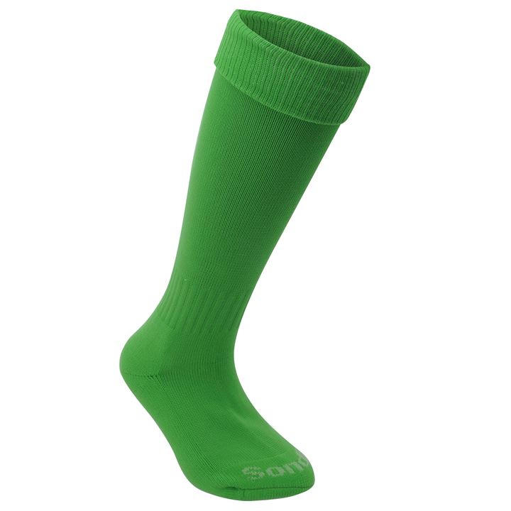 Sondico Unisex Kids Green Football Socks Childrens Size C8 - C13