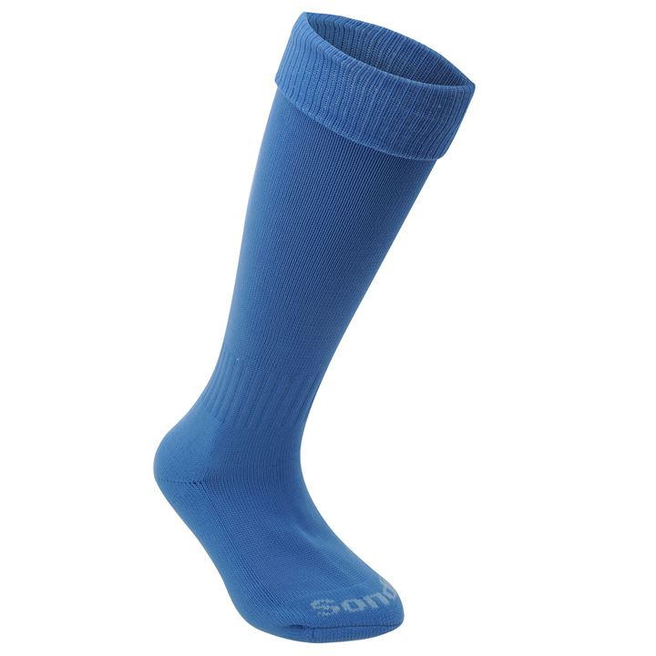 Sondico Unisex Kids Blue Football Socks Childrens Size C8 - C13