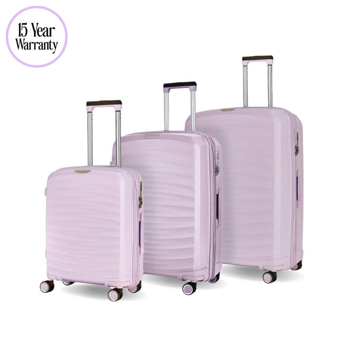 Rock Unisex Purple Sunwave Suitcase Lilac Cabin