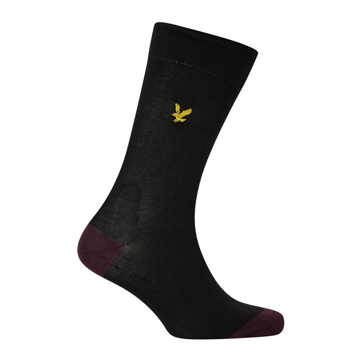 Blk/Olive/Agyl - Lyle and Scott - 5Pk Mix Socks Sn99
