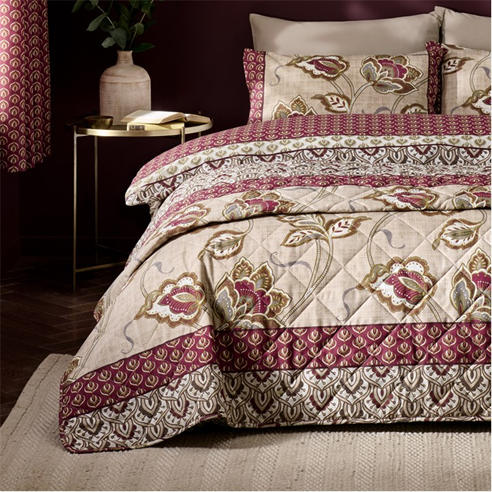 Catherine Lansfield - Paisley Floral Reversible Bedspread