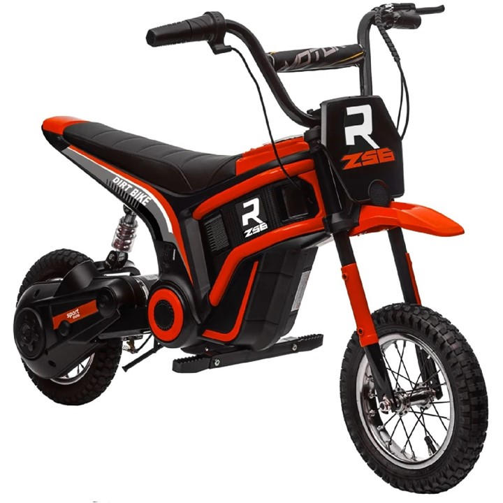 HOMCOM HOMCOM 24V Electric Motorbike with Twist Throttle - Red