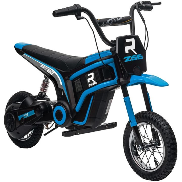 HOMCOM HOMCOM 24V Electric Motorbike with Twist Throttle - Blue