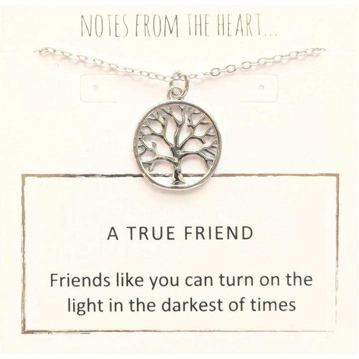 Notes From The Heart Unisex Silver Nfth A True Friend