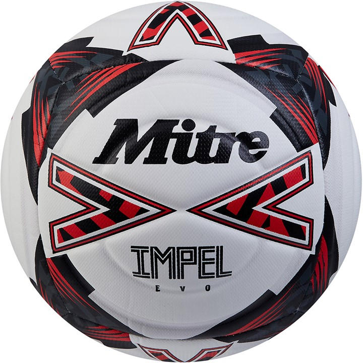 Mitre Men's White Impel Evo Football - Size 4