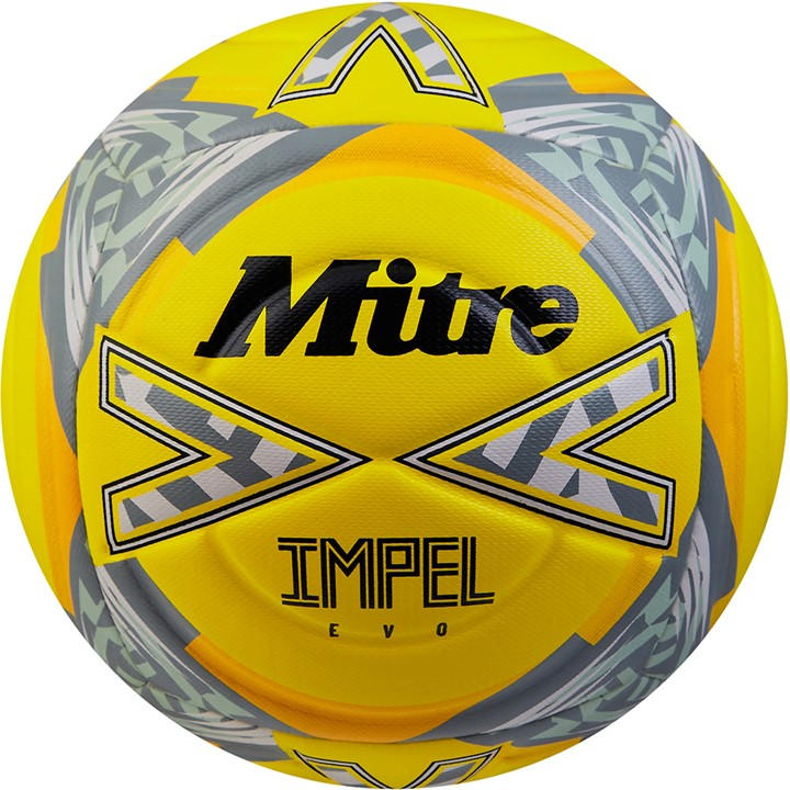 Mitre Men's Yellow Impel Evo Football -  Size 5
