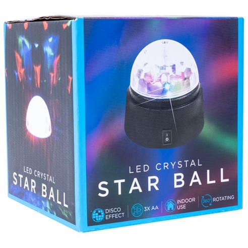 Fizz Creations - LED Crystal Star Ball Disco Light