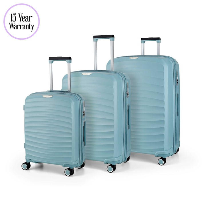 Rock Unisex Blue Sunwave Suitcase Light Cabin