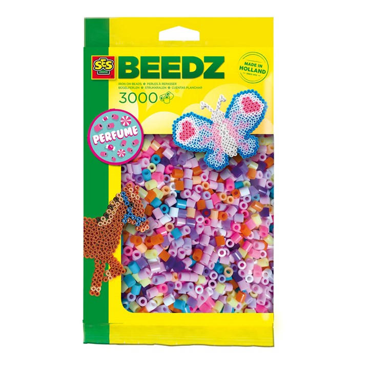 Ses Creative Unisex Kids Multi Beedz Iron-On Beads 3000