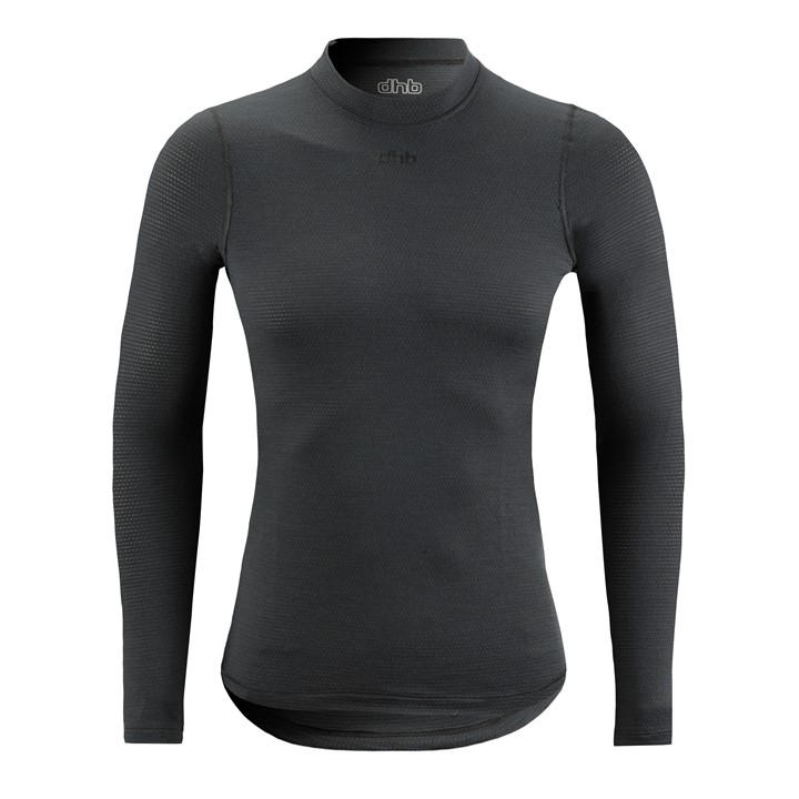 Dhb Men's Grey Merino Long Sleeve Jersey Baselayer Large