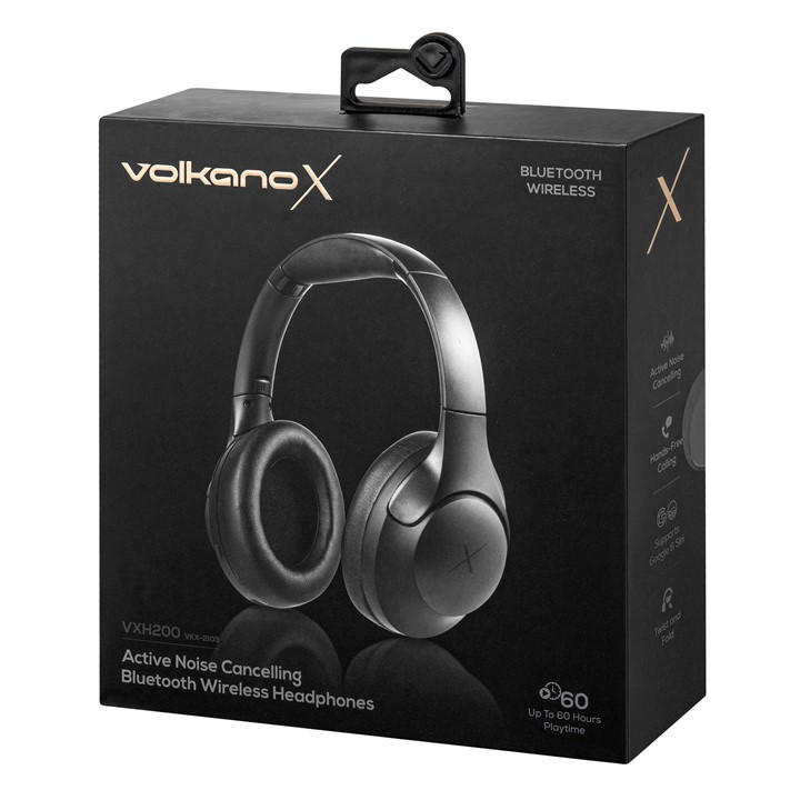 Other | VolkanoX VXH200 ANC Bluetooth Headphones | Black | FRASERS