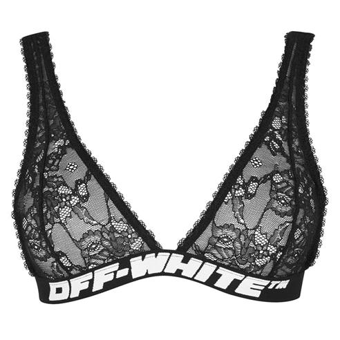 OFF WHITE - Women's Lace Bra Delicate Stretch