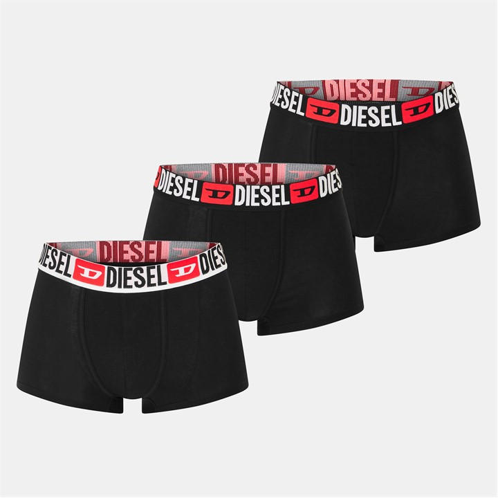 Diesel Men's Black Umbx-Damienthreepack