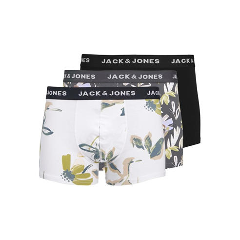 Jack and Jones - Men's Abstract 3 Pack Boxers