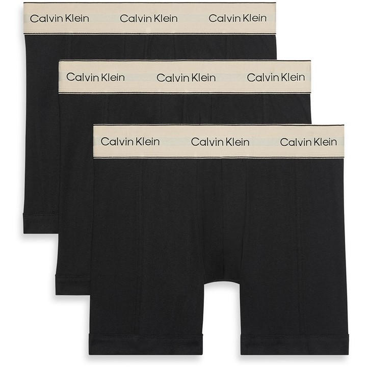 Calvin Klein Men's Black Calvin 3Pk Hrtgebbrf Sn54 Small