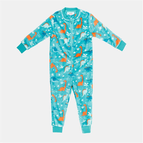 Star - Fleece Onesie Infant Dino Print