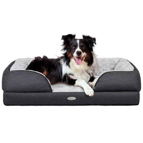 PawHut - Calming Dog Bed Pet Mattress  Removable Cover