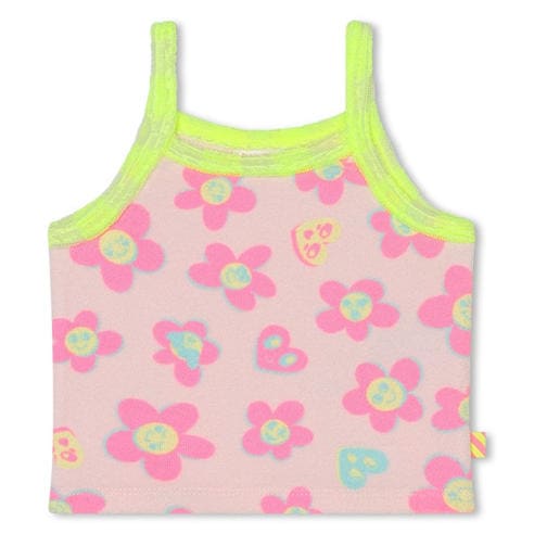 BILLIEBLUSH - Kids' Fancy Floral Short-Sleeve Blouse