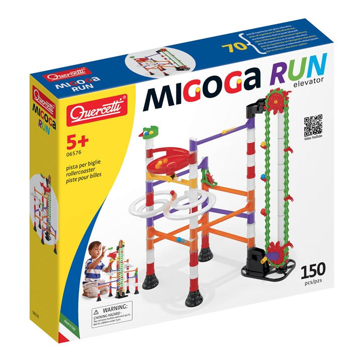 Quercetti Unisex Kids Multi Migoga Marble Run Elevator