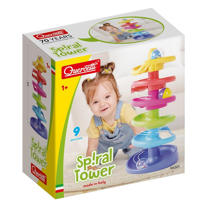 Quercetti Unisex Kids Multi Spiral Tower