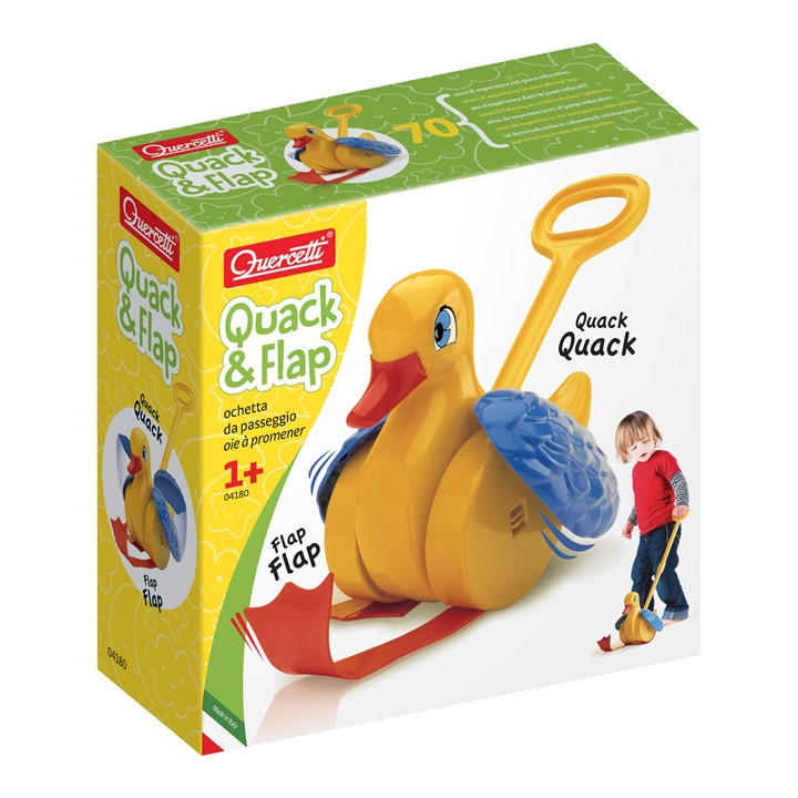 Quercetti Unisex Kids Multi Quack & Flap