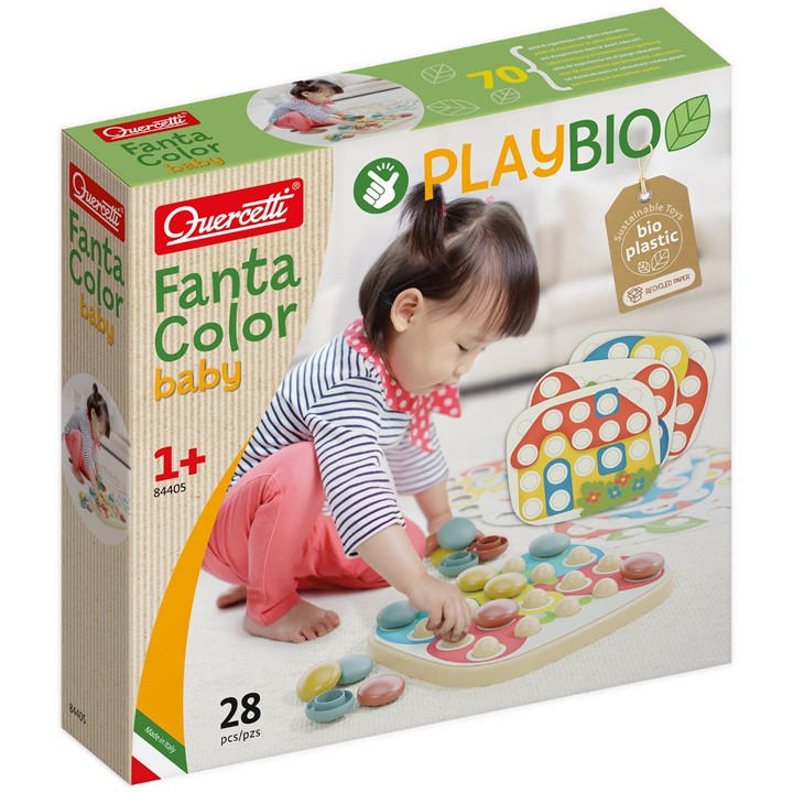 Quercetti Unisex Kids Multi Play Bio Fantacolor Baby