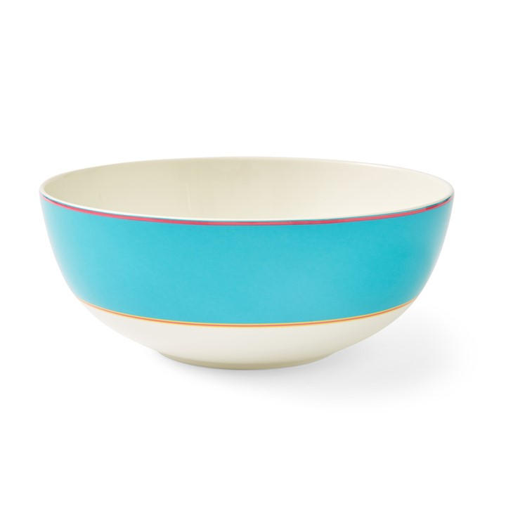 Spode Kit Kemp Unisex Blue Kit Kemp Calypso Serving Bowl - Turquoise