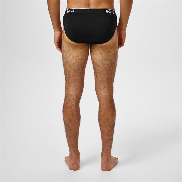 Black - Boss - Men's 3 Pack Briefs