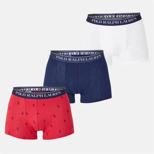 Polo Ralph Lauren - Men's 3-Pack Cotton Trunks