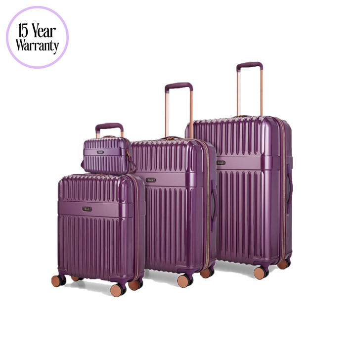 Rock Unisex Purple Selene Suitcase Large