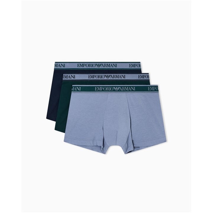Emporio Armani Men's Multi Core 3 Pack Boxer Shorts Small