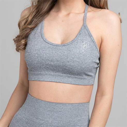 SikSilk - Ribbed Bralette Womens