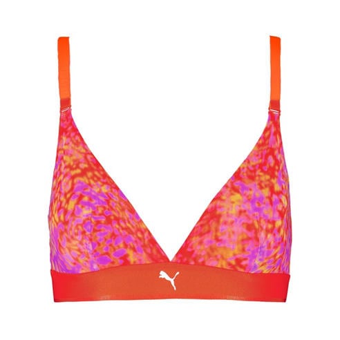 Puma - Women's Printed Mesh Triangle Bralette