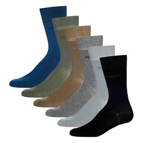 DKNY - DKNY 6 pack Mens Socks Rost