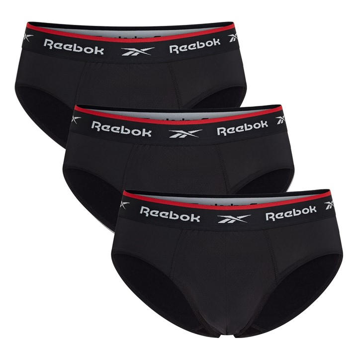 REEBOK 3 PACK MENS PERFORMANCE BRIEFS
