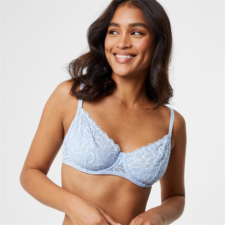 Jack Wills Embroidered Lace Underwire Bra Underwire Bras House of