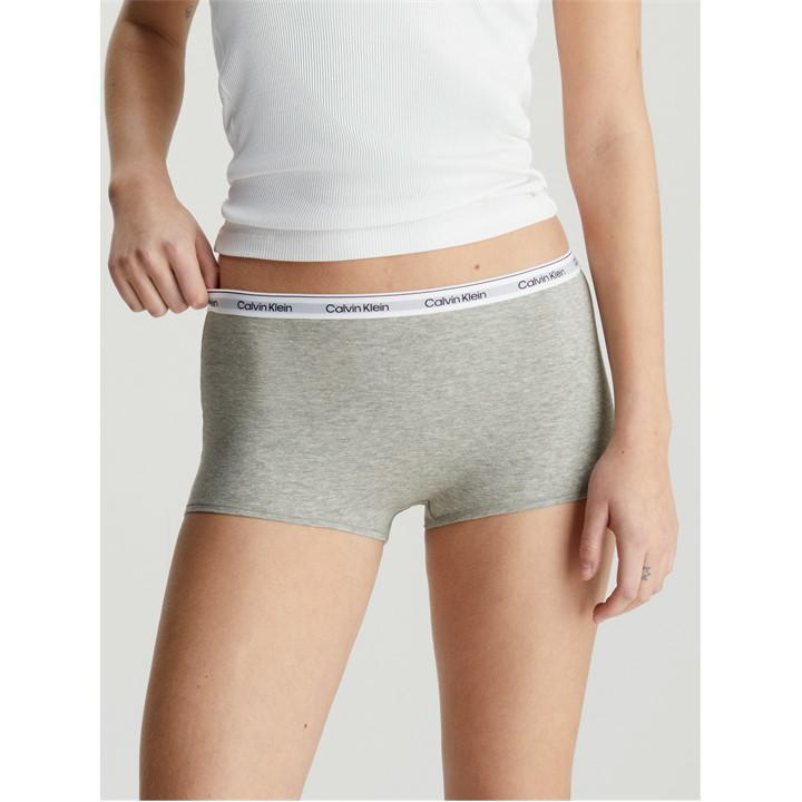 Grey - Calvin Klein - Calvin ML Boy Short Ld00